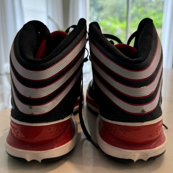 Adidas AdiZero Crazy Light Black/Red Size 13 - Picture 3 of 8